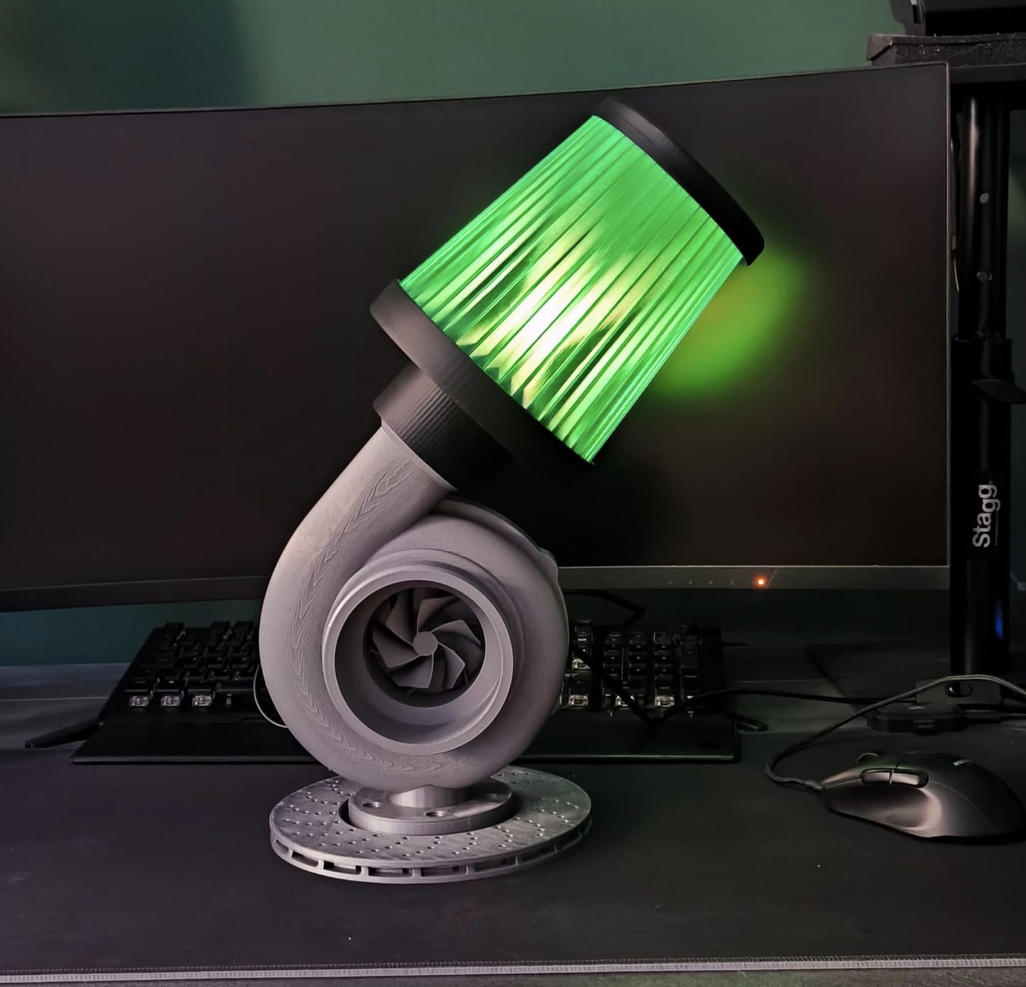Schreibtischlampe Turbolader RGB LED