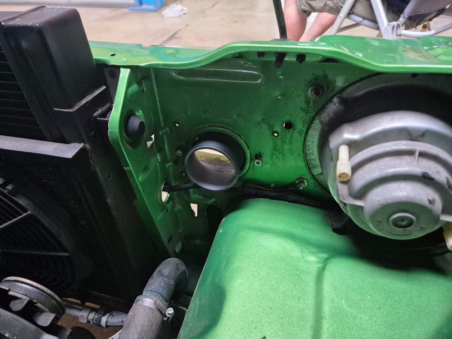 Opel Kadett C Ansaugung Luftsammler klein 70mm