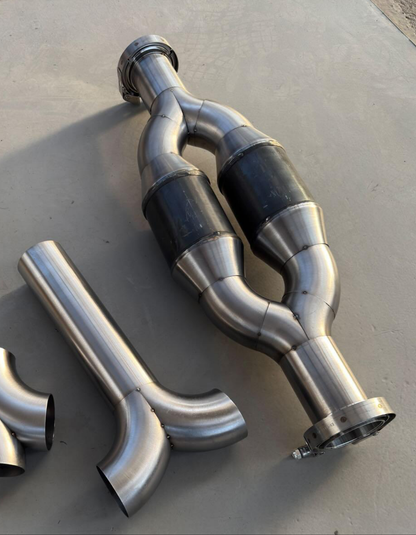 Sägehilfe Spannhilfe Y-Pipe + Teardrop 76.1mm