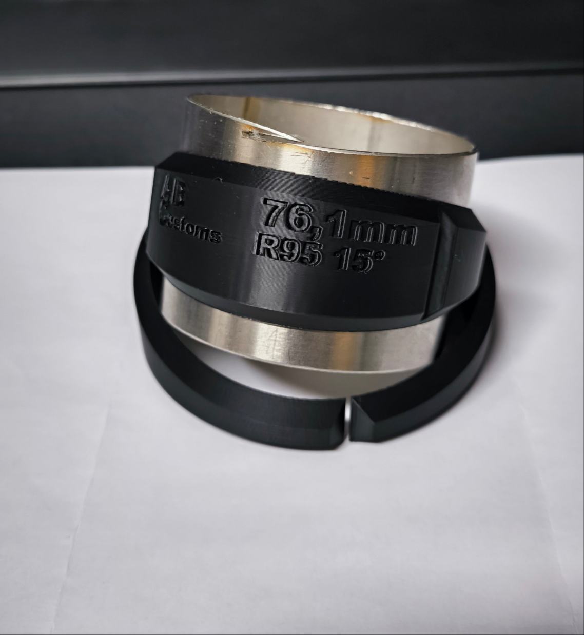 Pie Cut Anzeichenhilfe Schneidhilfe 15°