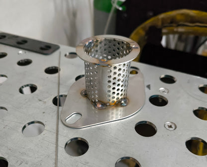 Flansch Silencer 76mm 3" Edelstahl