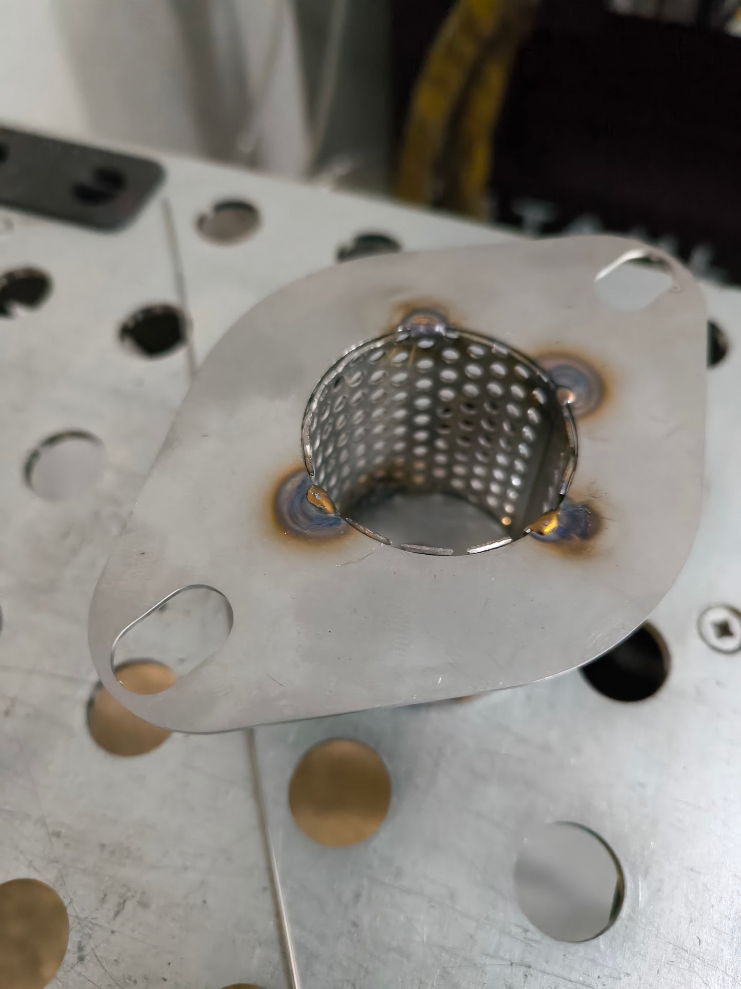 Flansch Silencer 76mm 3" Edelstahl