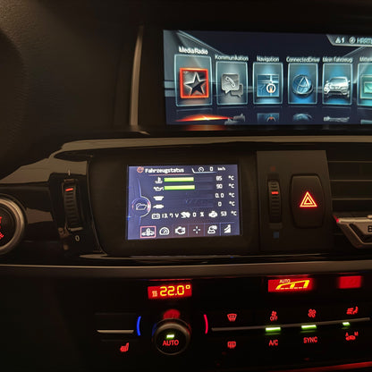 BMW F25 X3 F26 X4 Rahmen für AK Motion Display Zusatzanzeige