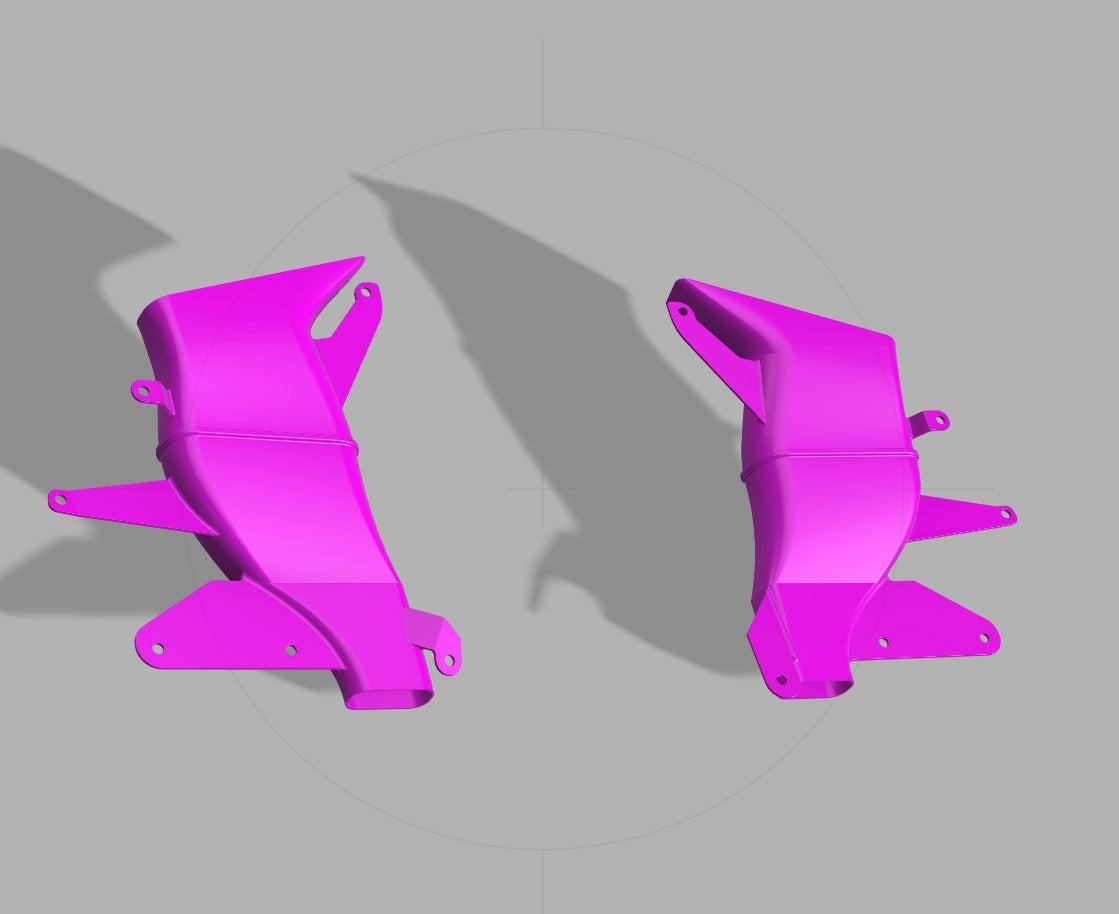 Mitsubishi Lancer Evolution 6 Bremsenkühlung Luftkanäle Air Ducts