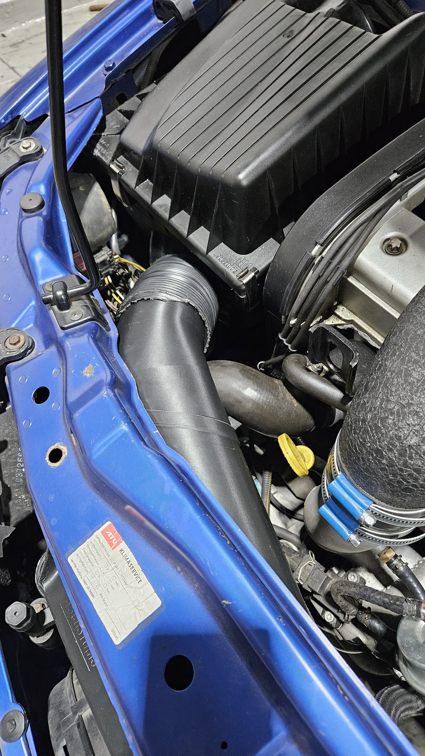 Opel Astra G Ansaugung 76mm 3 Zoll