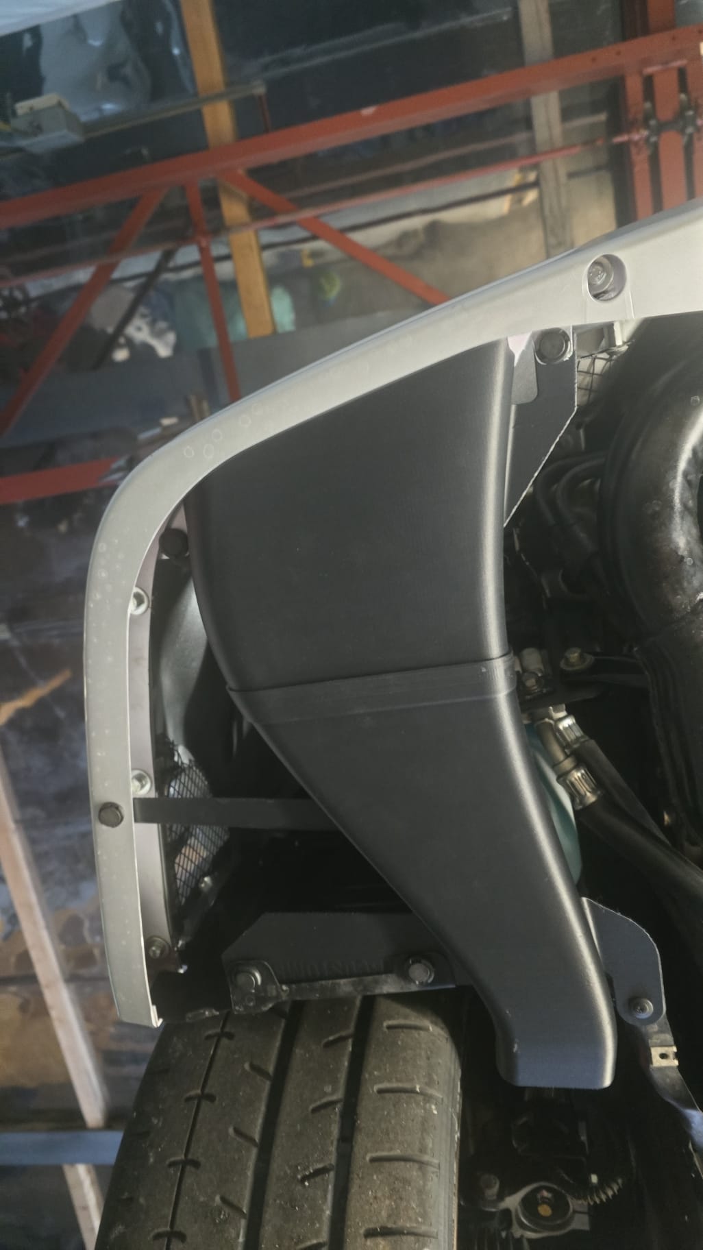 Mitsubishi Lancer Evolution TME Bremsenkühlung Luftkanäle Air Ducts