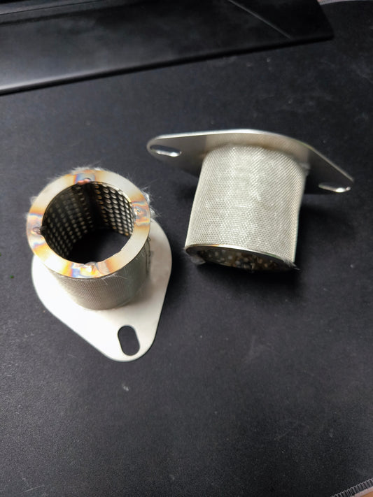 Flansch Silencer 76mm 3" Edelstahl