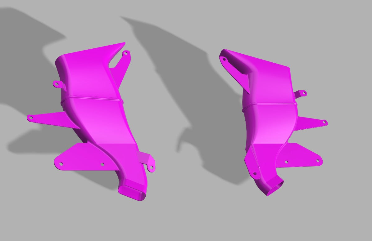 Mitsubishi Lancer Evolution 6 Bremsenkühlung Luftkanäle Air Ducts