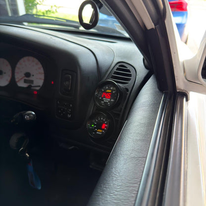 Mitsubishi Lancer Evolution 4 5 6 Anzeigenhalter 2 x 52mm