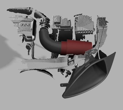 Seat Leon 1P Facelift Air Intake Headlight Air Intake
